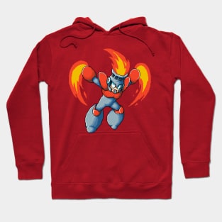 Pixelart Fireman Hoodie